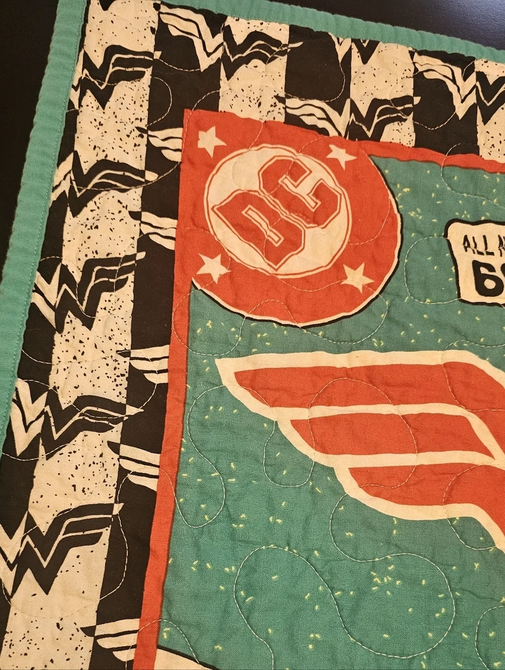 Wonder Woman Handmade DC Comics Issue #302 Crib Quilt